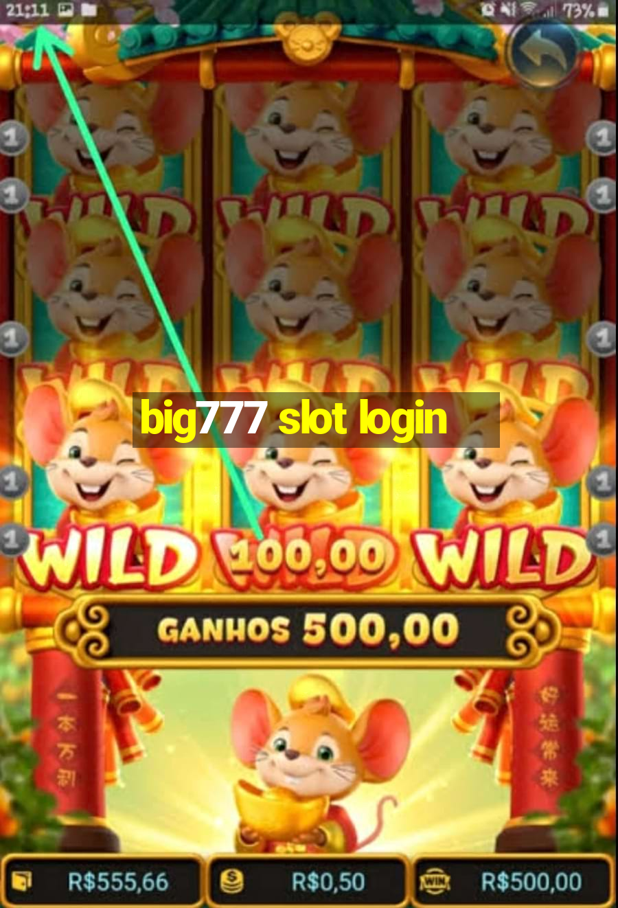 big777 slot login