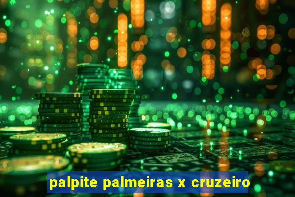 palpite palmeiras x cruzeiro