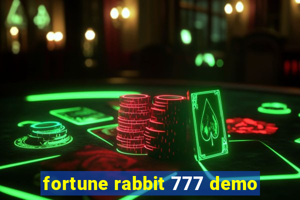 fortune rabbit 777 demo