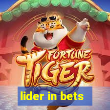 lider in bets