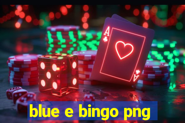 blue e bingo png