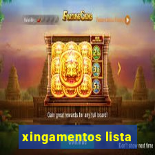 xingamentos lista