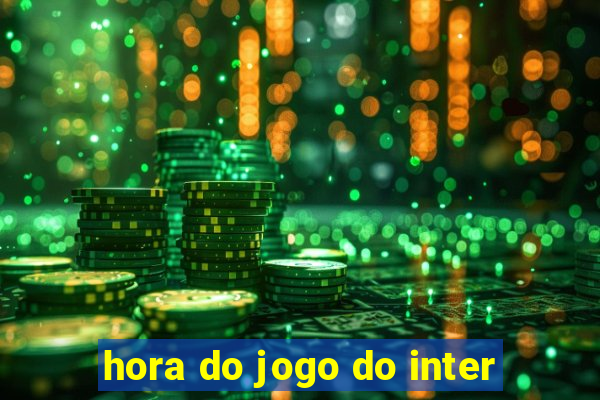 hora do jogo do inter