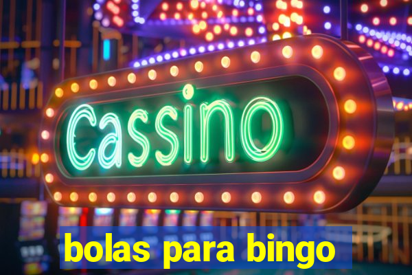 bolas para bingo