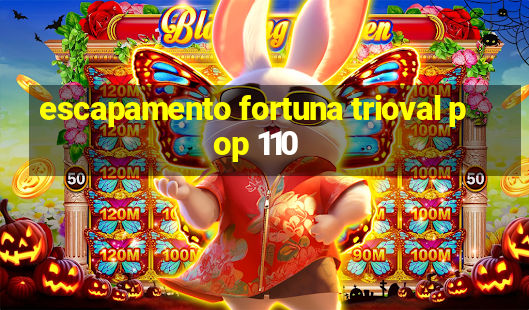 escapamento fortuna trioval pop 110