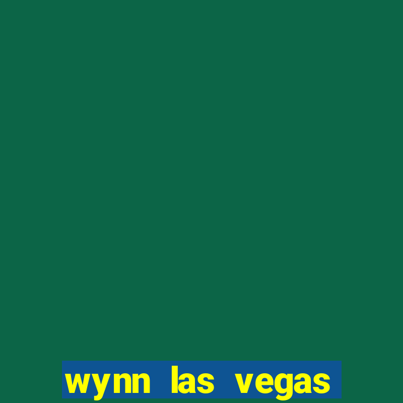 wynn las vegas slot machines