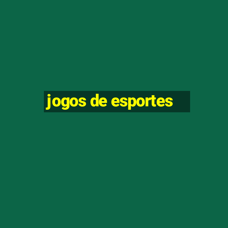 jogos de esportes