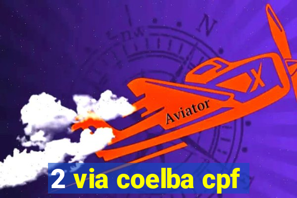 2 via coelba cpf