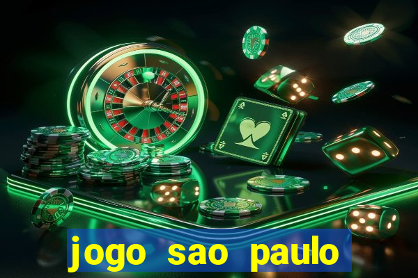 jogo sao paulo hoje palpite