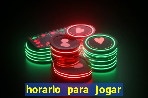 horario para jogar fortune coelho