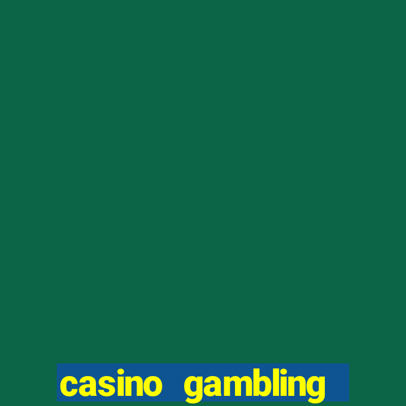 casino gambling articles distributive bargaining