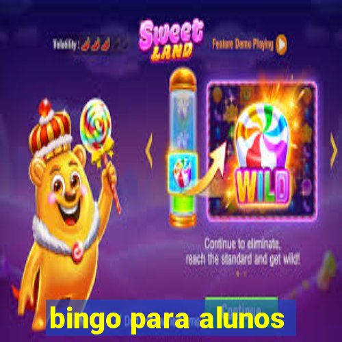 bingo para alunos