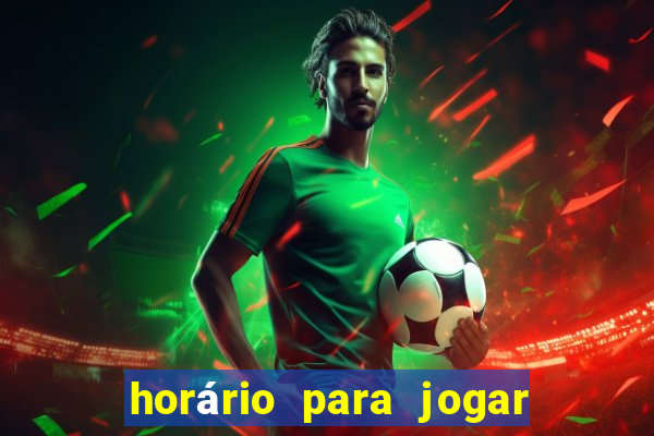 horário para jogar fortune tiger