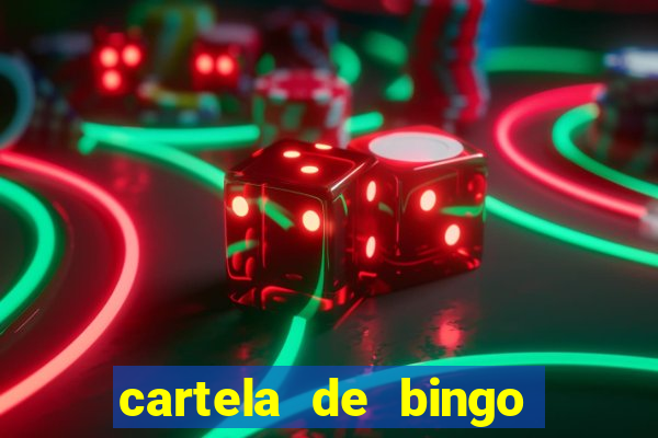 cartela de bingo para educa??o infantil