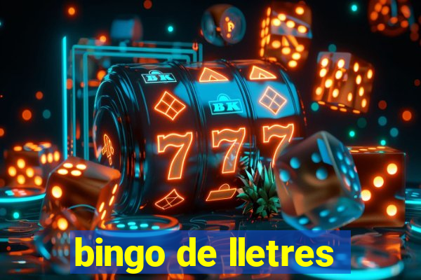 bingo de lletres