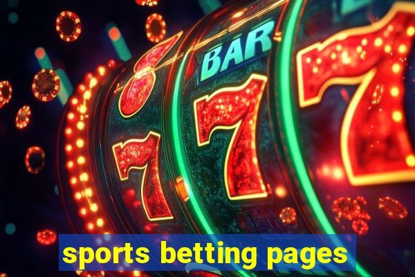 sports betting pages