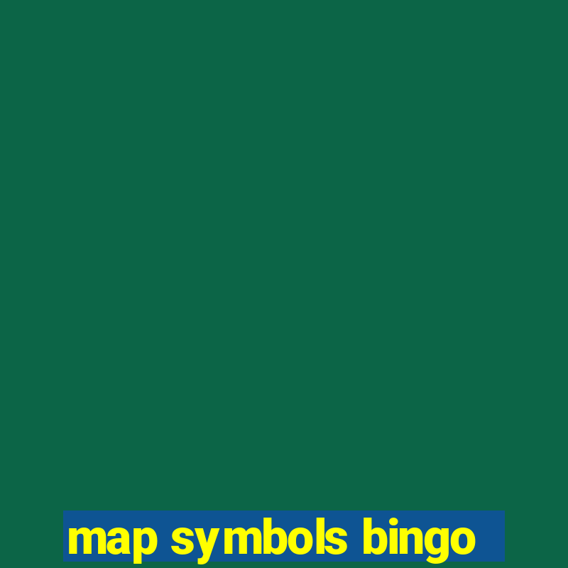 map symbols bingo