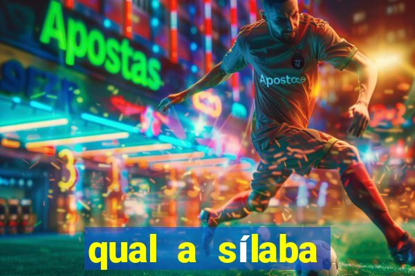 qual a sílaba tônica de futebol