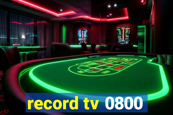 record tv 0800