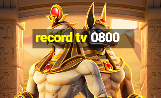 record tv 0800