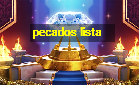 pecados lista