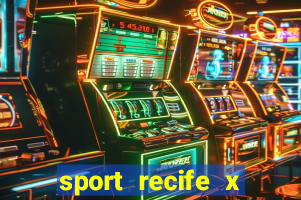 sport recife x ponte preta palpite