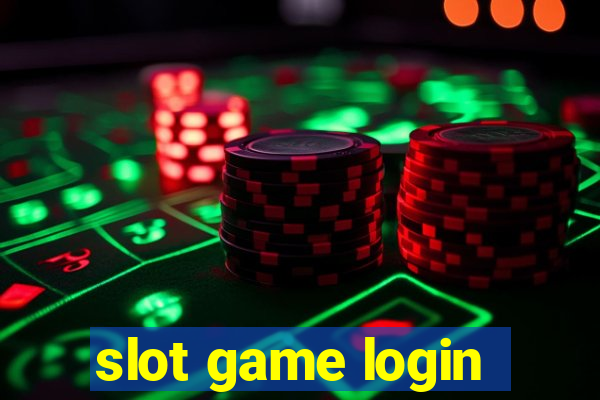 slot game login