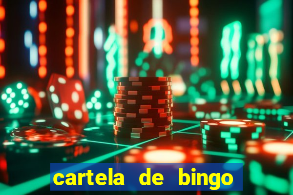 cartela de bingo para imprimir gratis