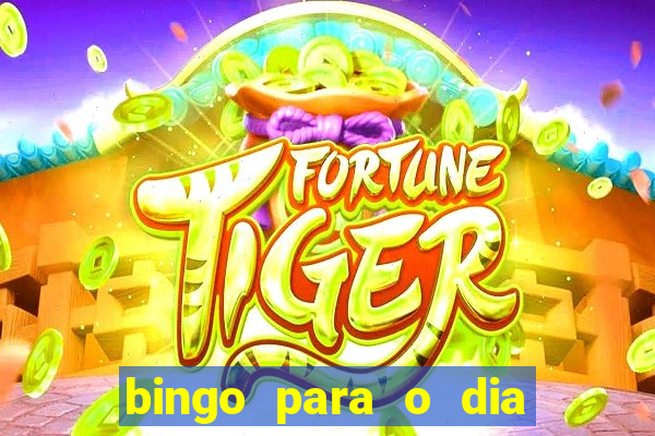 bingo para o dia do estudante