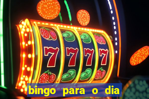 bingo para o dia do estudante