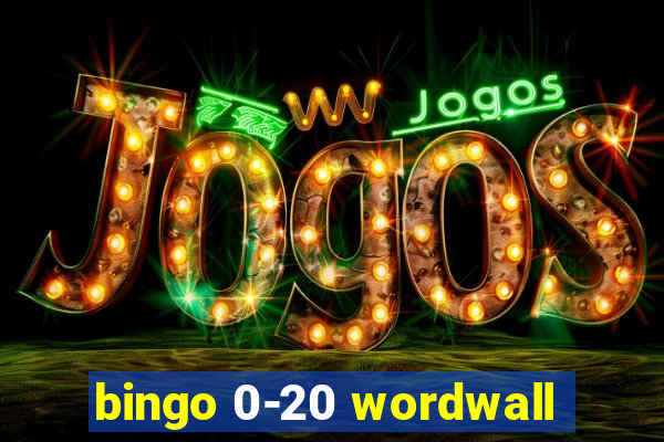 bingo 0-20 wordwall