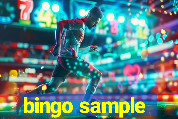 bingo sample