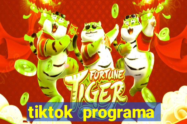 tiktok programa criativo beta