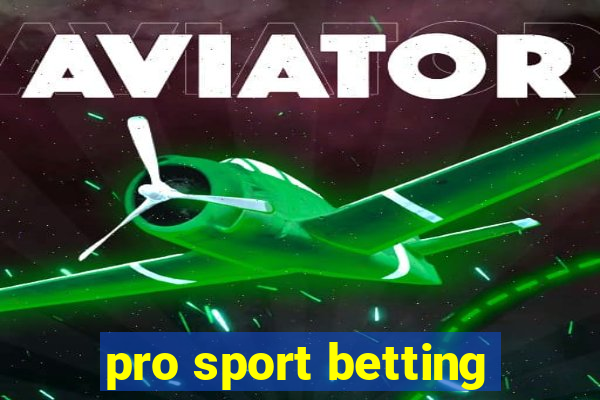 pro sport betting