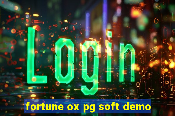 fortune ox pg soft demo