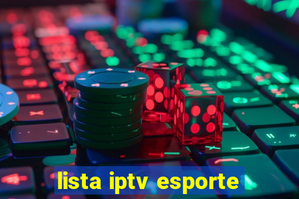 lista iptv esporte