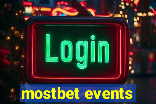 mostbet events