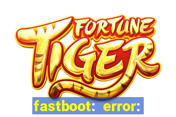 fastboot: error: failed to identify current slot