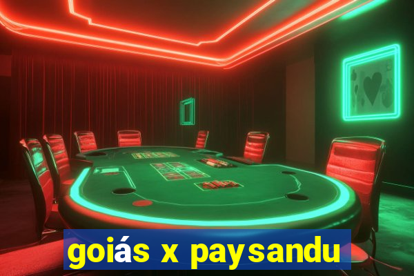 goiás x paysandu