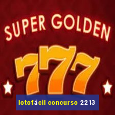 lotofácil concurso 2213