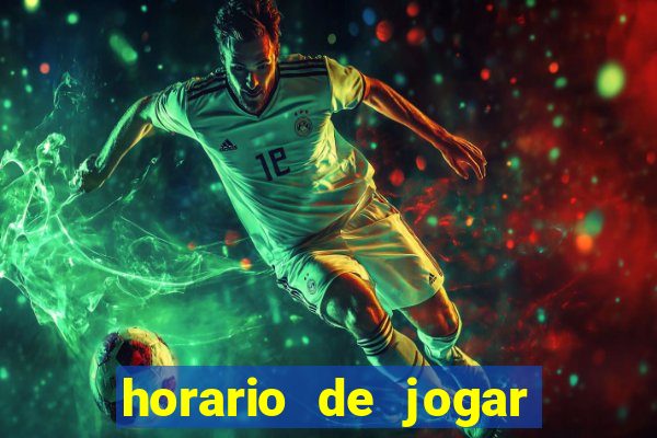 horario de jogar fortune tiger