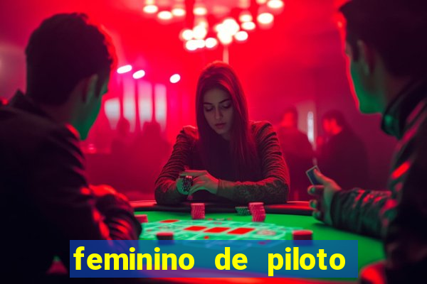 feminino de piloto de fuga