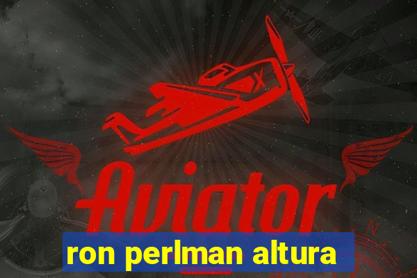 ron perlman altura