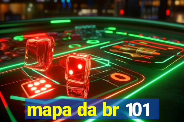 mapa da br 101