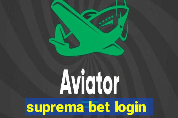 suprema bet login