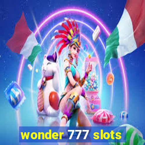 wonder 777 slots