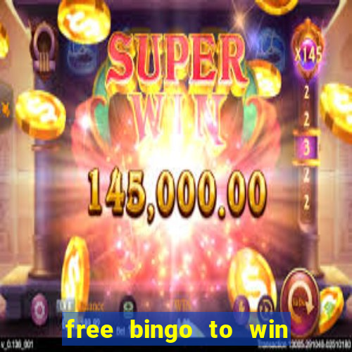 free bingo to win real money