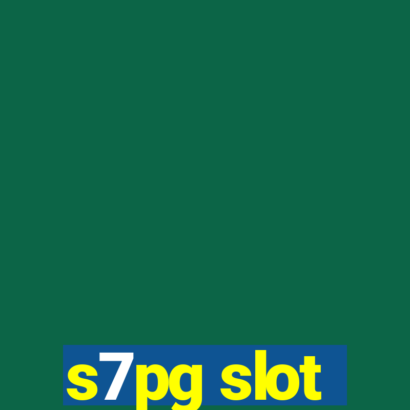 s7pg slot