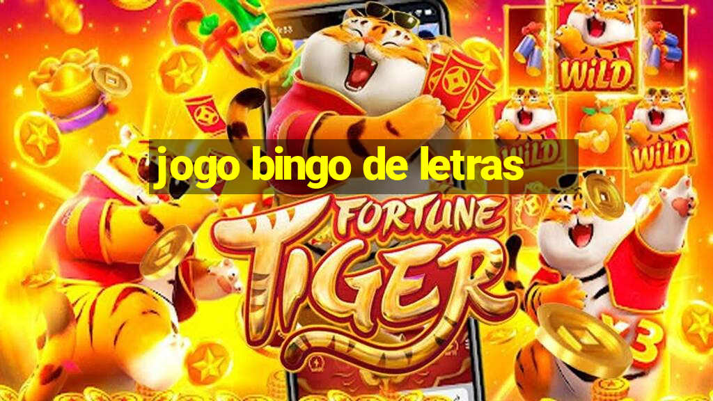 jogo bingo de letras