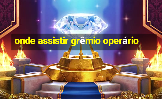 onde assistir grêmio operário